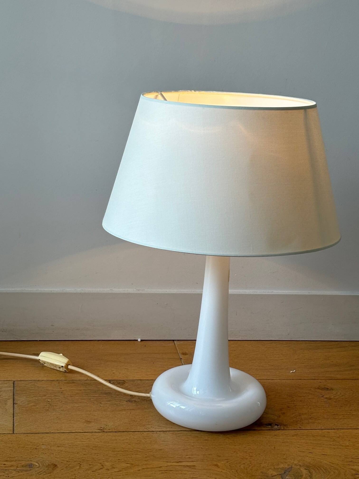 Holmegaard opaline lamp - Denmark 1970s
