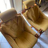 Paire de fauteuils Nelo Mobele, Åke Fribytter