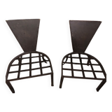 Ironwork chair set of two
