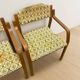 Bentwood armchairs, mid-century, upholstered, TON, 1960s, Czechoslovakia