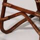 Tabourets de bar en bambou de milieu de siècle, design Horsnæs, Danemark, 1970.