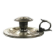 Eclectic chamberstick, silver-plated brass, Poland, early 20th century