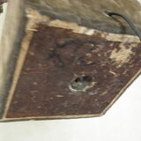 Lampe fleurs vintage