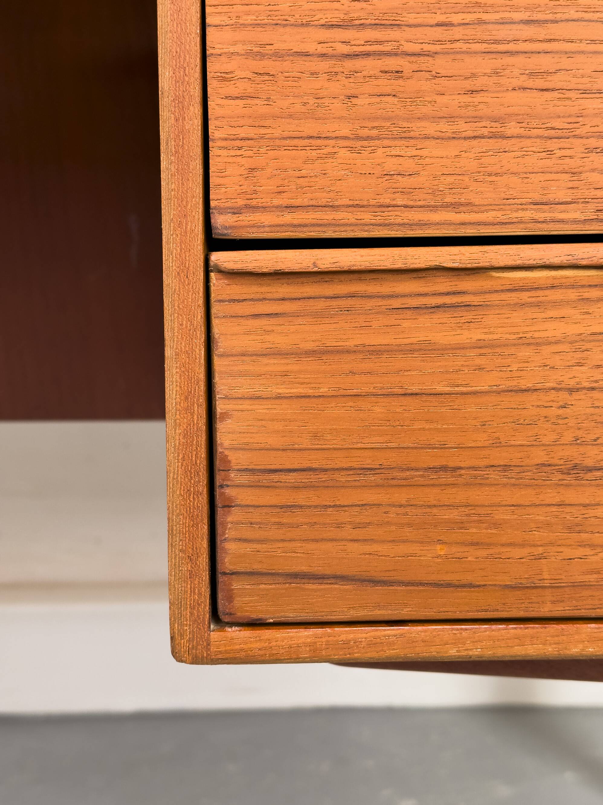 Danish Teak Desk with Drawers by H. Jørgensen for Fredericia, 1960s