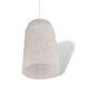 Vintage 60s minimalist white hanging lamp