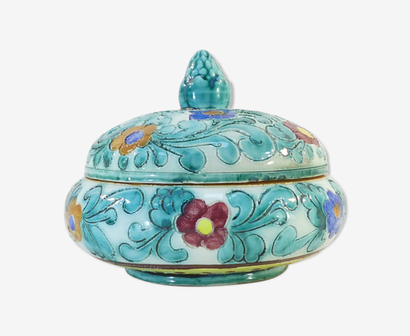 Bonbonniere en faience cecart monaco