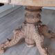 Table en bois ovale avec allonges