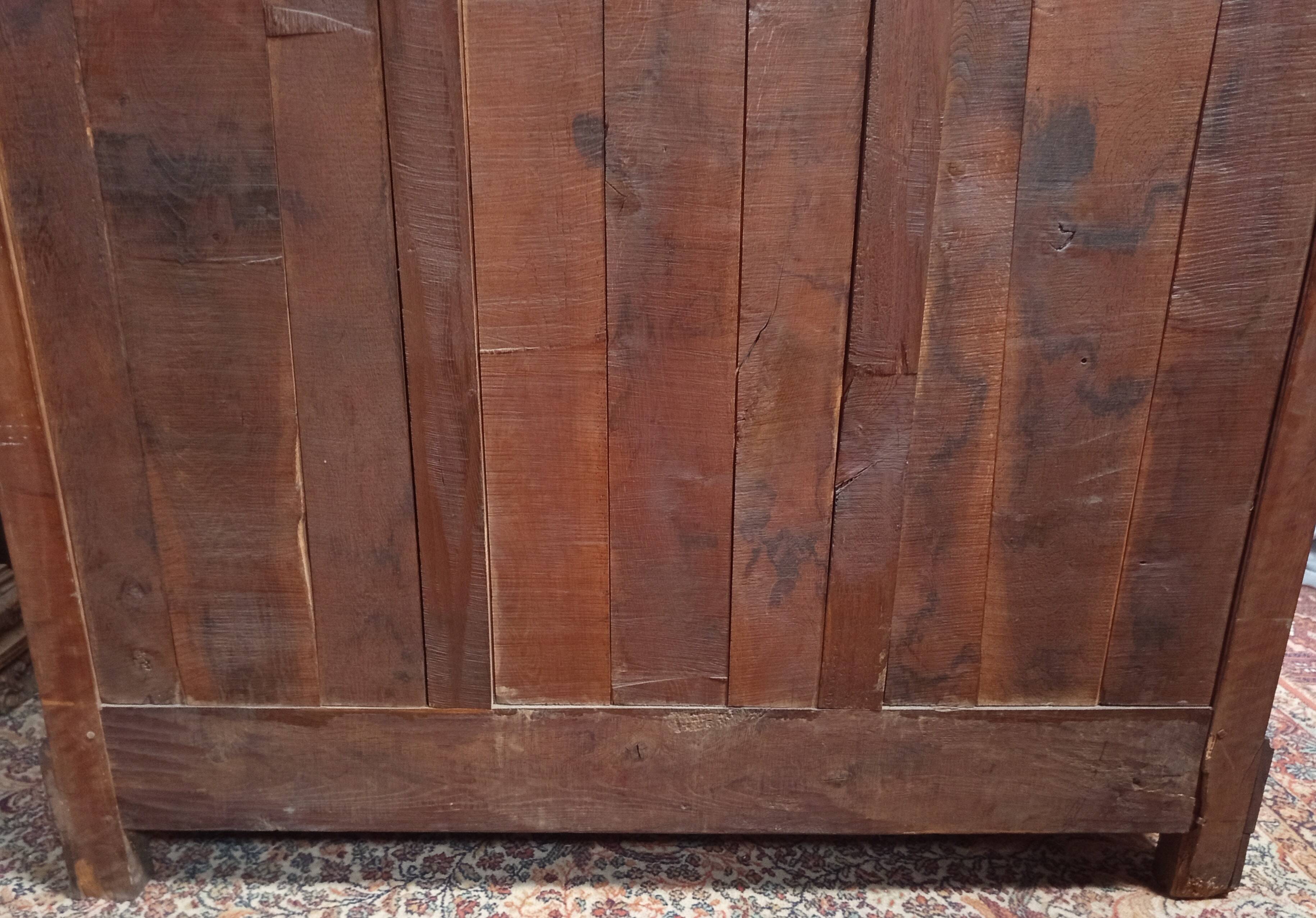 Louis Philippe period walnut wardrobe