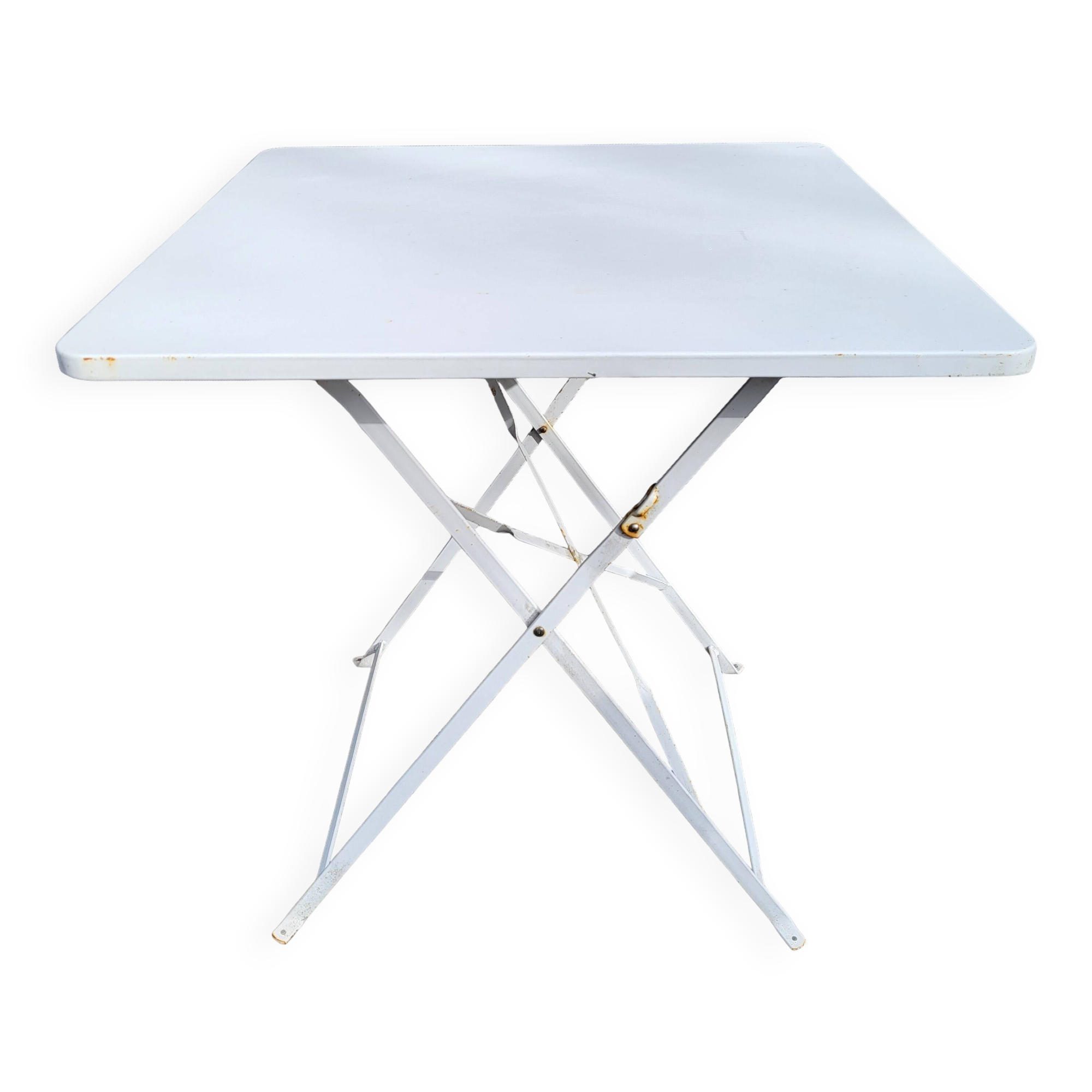 White Christmas folding bistro table
