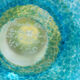 Glass vase wind pipes Bertil Vallien for Kosta Boda