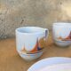 Porcelain coffee service "ANCAP" made in Italy