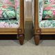 Pair of Art Deco armchairs in mahogany from the 1930s.