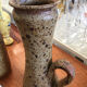Lot de trois vases en grés pyrite
