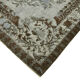 Tapis fait à la main distressed turkish 1980s 207 cm x 304 cm tapis gris