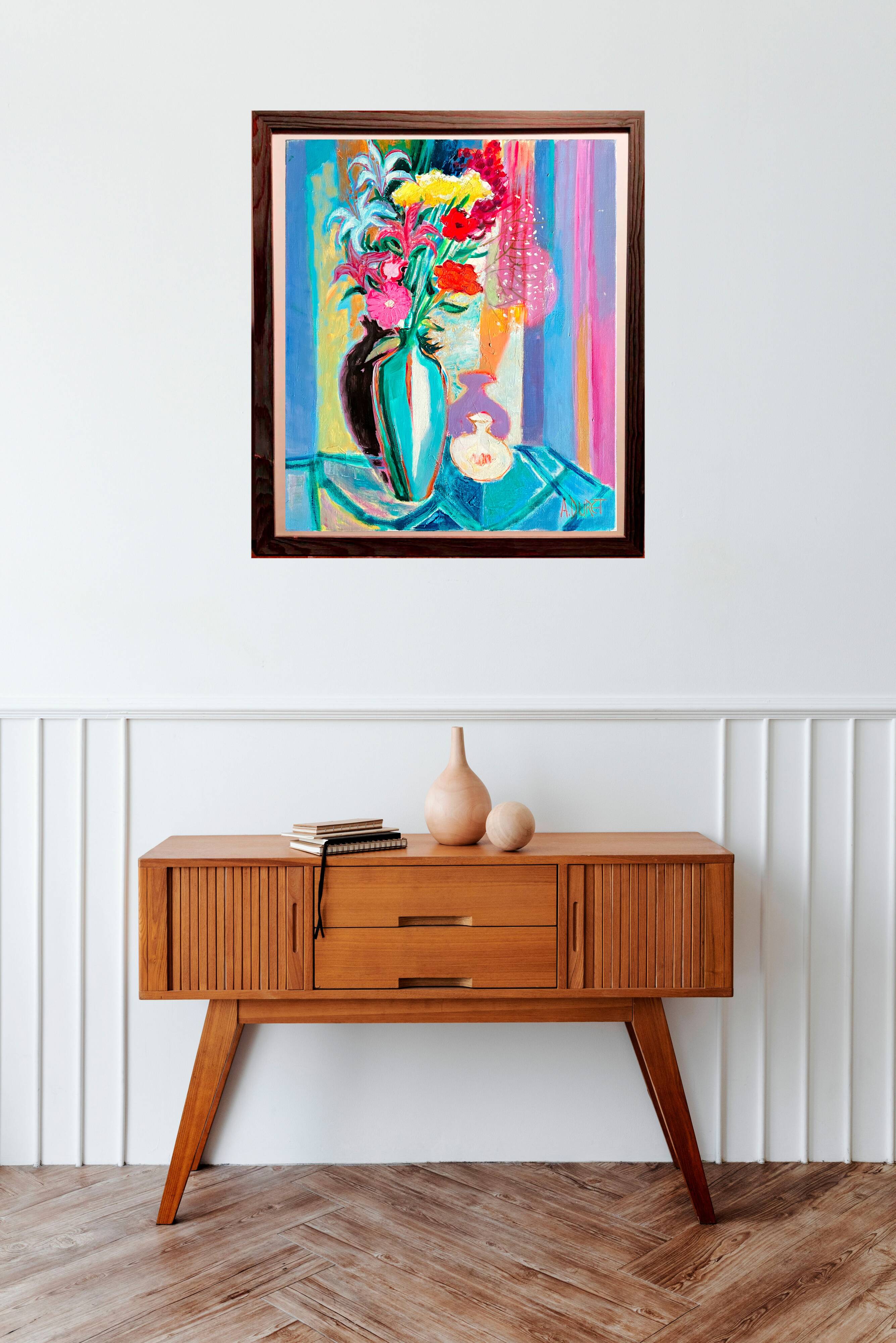 "Flowers in a Vase" by André Duret