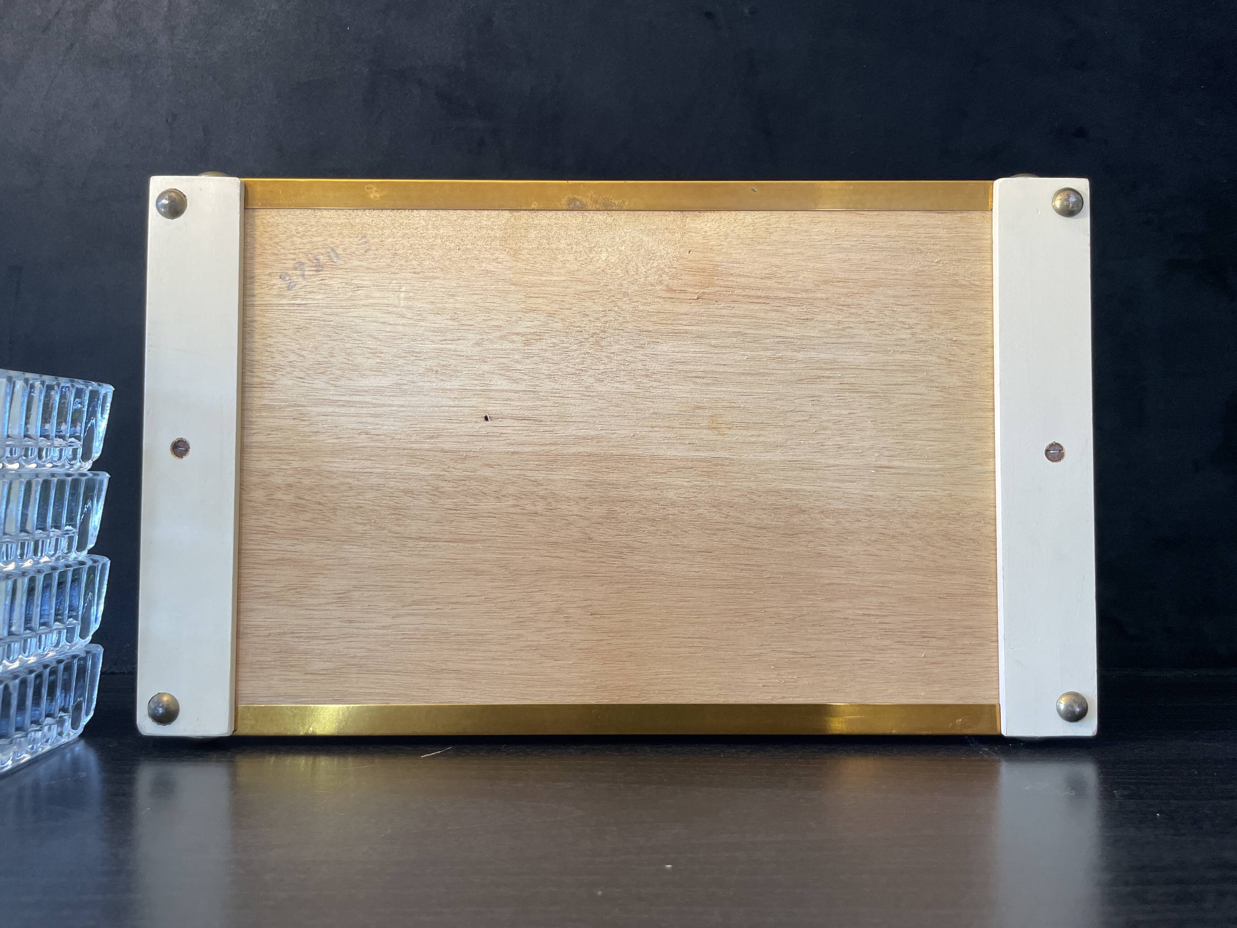 Art Deco Mirrored Appetizer Tray