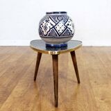 Vintage tripod pedestal table