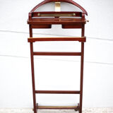 Wood and brass Reguitti valet