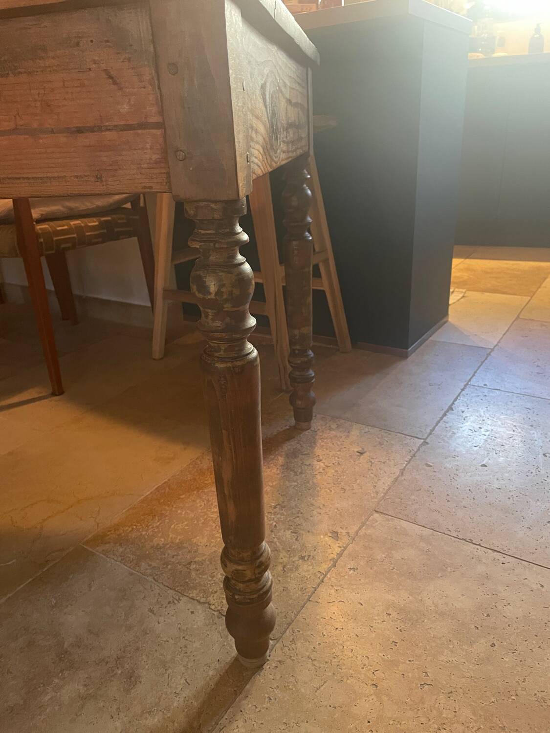Early 20th century farmhouse table