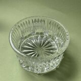 Sucrier verre ciselé et metal