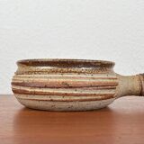 Danish studio pottery bowl from the mid-century by Tue Poulsen for Tue Keramik, 1960s.