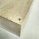 Re Quadro Coffee Table in Travertine and Lacquered Wood by Paolo Piva