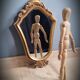 Golden mirror 35x22