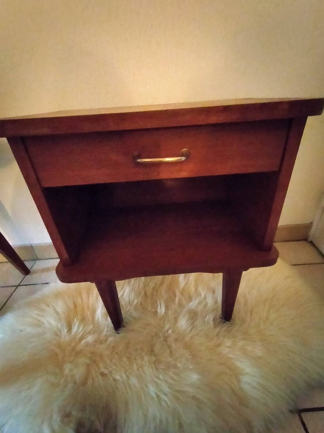 Vintage bedside table