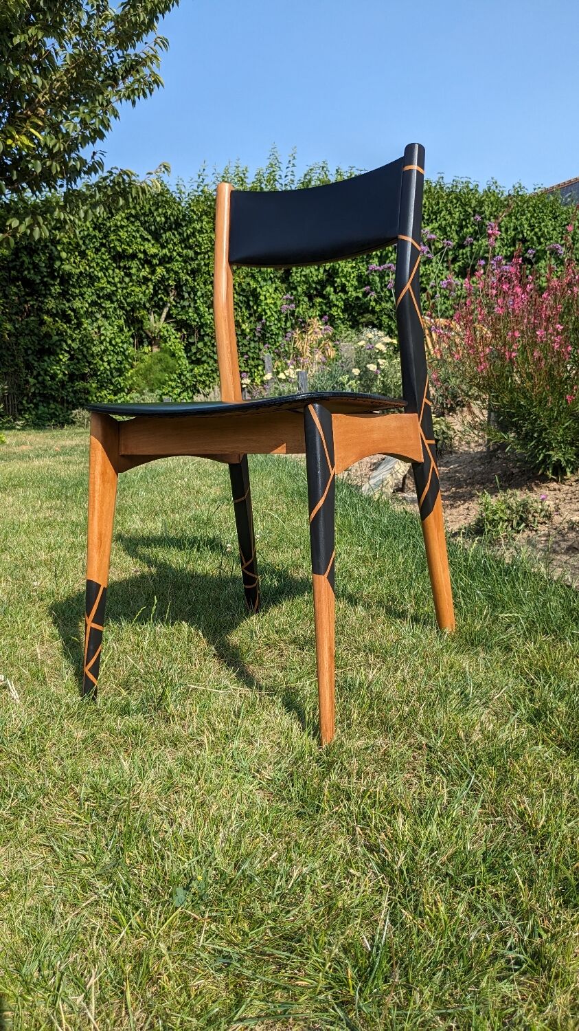 Vintage Scandinavian chair upgraded