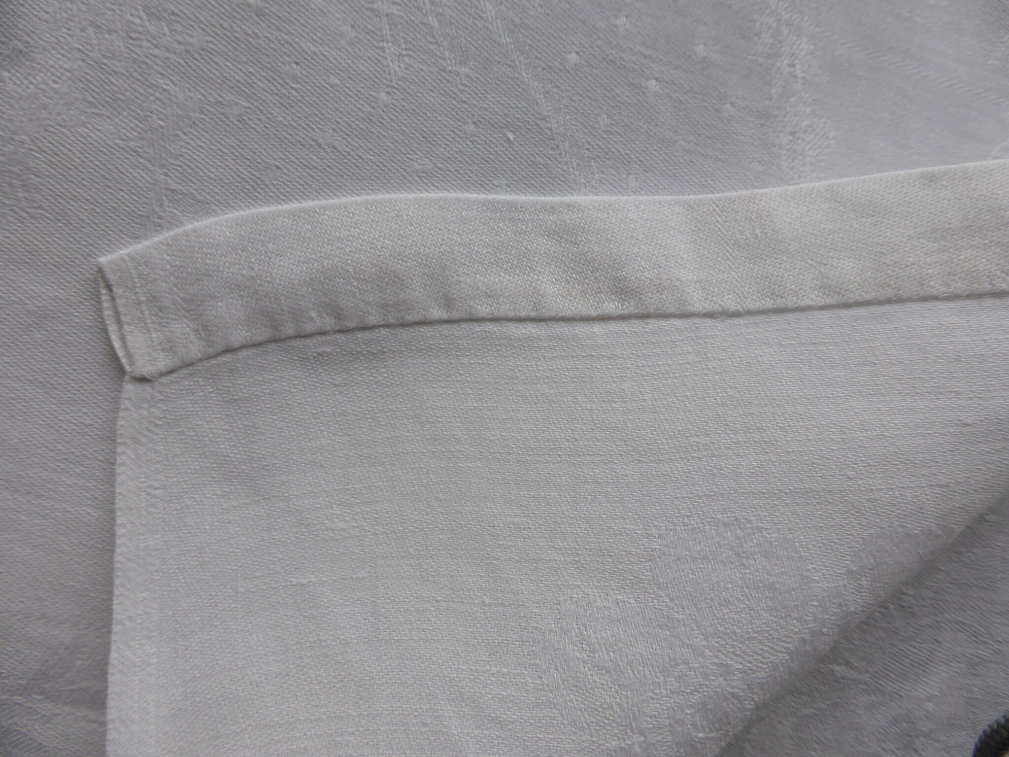 Aerse nappe in damasse at roses decor - large embroidered md-172x182cm