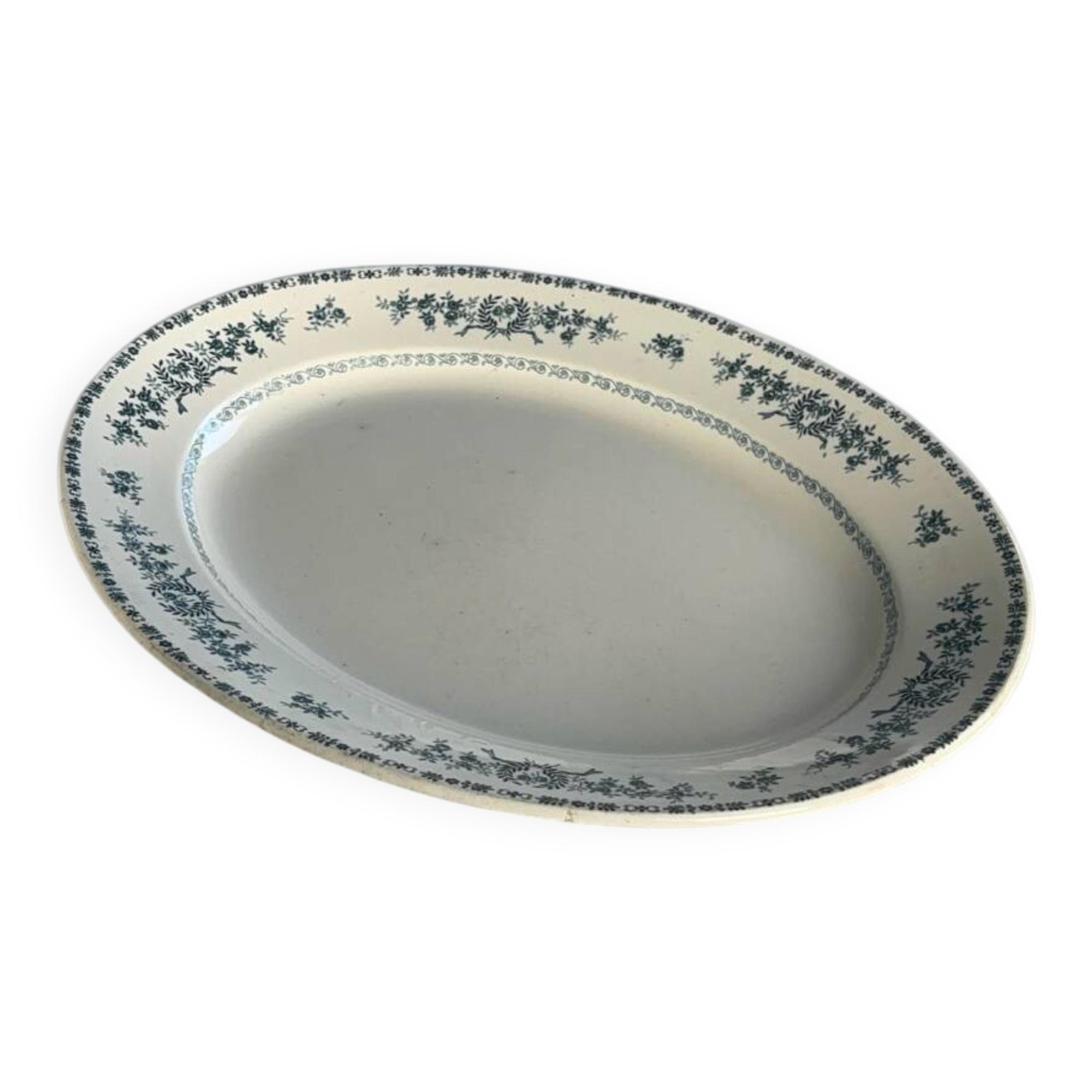 Oval iron earthenware dish, Thermidor model – S.F.G B.N.G.R. | Earthenware