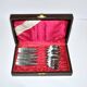 Gulden set of 6 art deco dessert forks in silver-plated metal 13 cm alsace
