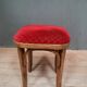 Curved wooden stool