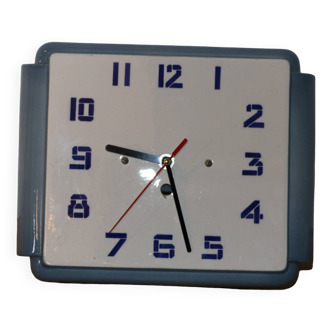 Rectangular ceramic wall clock 1950