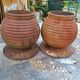 Pair of Cast Iron Vases 1900 from Charleville-Mézières