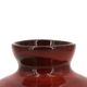 Blood red ceramic vase with handles by Max Idlas, 1960s.