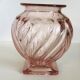 Art Deco glass vase Rosaline by Rudolf Schrötter for Inwald