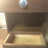 Beech wall unit from the 30s/40s