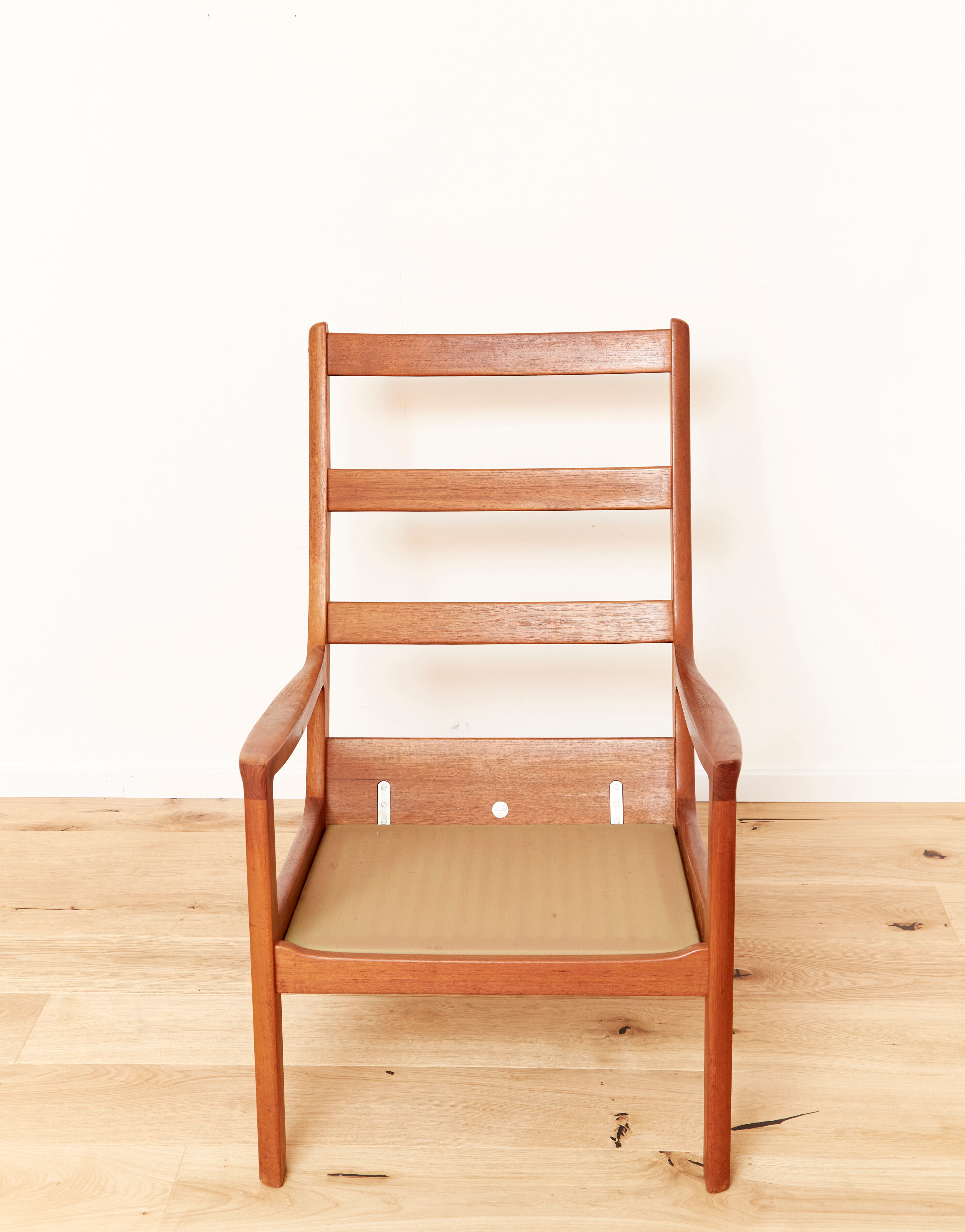 Mid-Century Teak Senator Highback Armchair by Ole Wanscher for CADO
