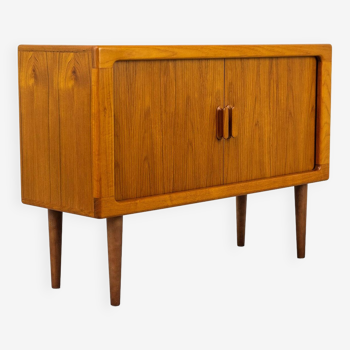 Danish Teak Sideboard with Tambour Doors from CFC Silkeborg, 1980s