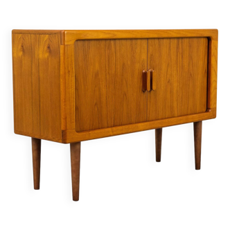 Danish Teak Sideboard with Tambour Doors from CFC Silkeborg, 1980s