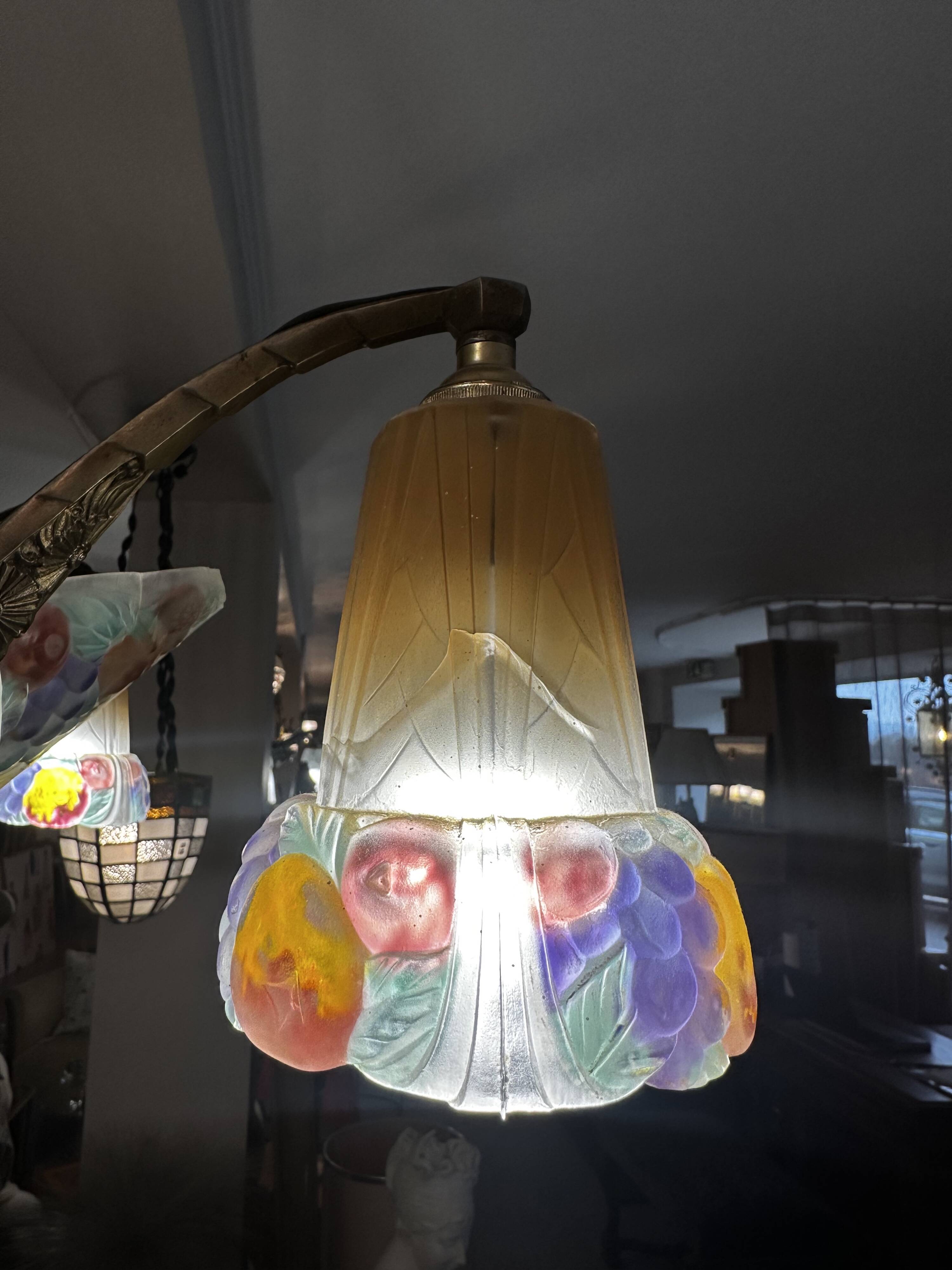 Very beautiful Art Deco chandelier.
