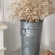 Vase de fleuriste en zinc