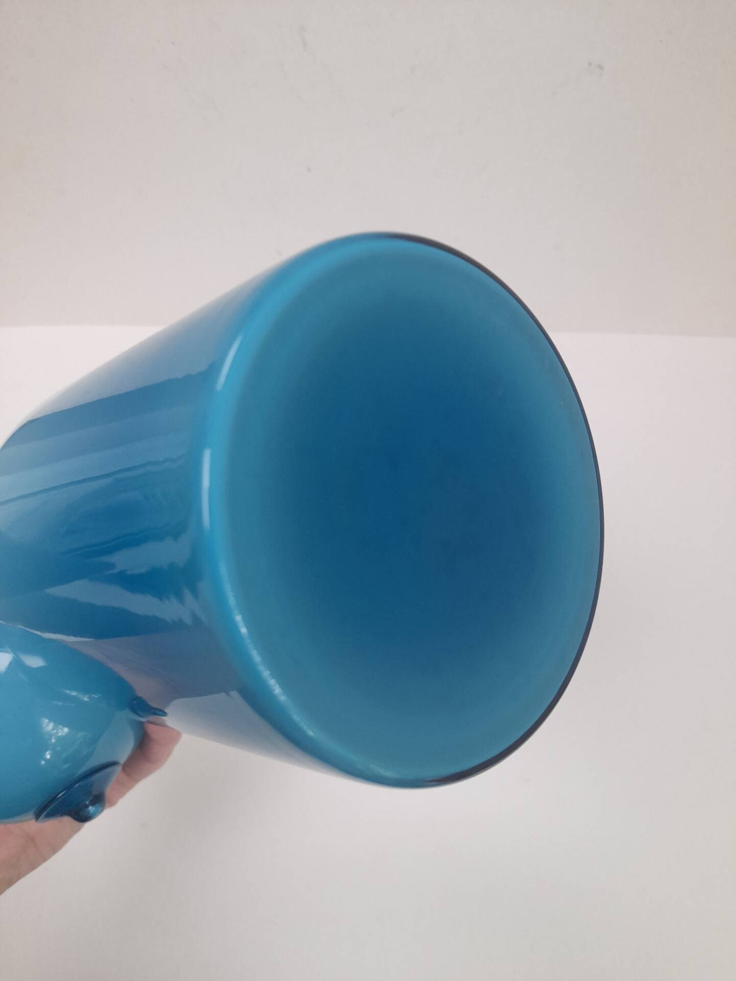 Opaline vase from the Holmegaard Palet collection by Michael Bang.
