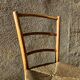 Vintage golden straw chair