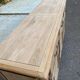 Renovated sideboard in solid oak from the 19th century, 190cm.