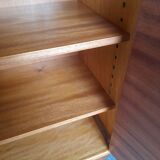 Art Deco secretary in walnut and walnut bramble