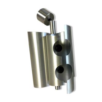 Vintage 70's brushed aluminum suspension