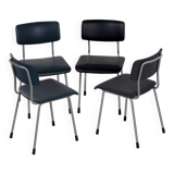 1231 tubular chairs by ontwerpbureau gispen for gispen, c. 1960s | set of 4