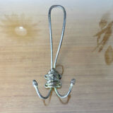 Series of 3 old hooks, coat rack, late nineteenth, early twentieth